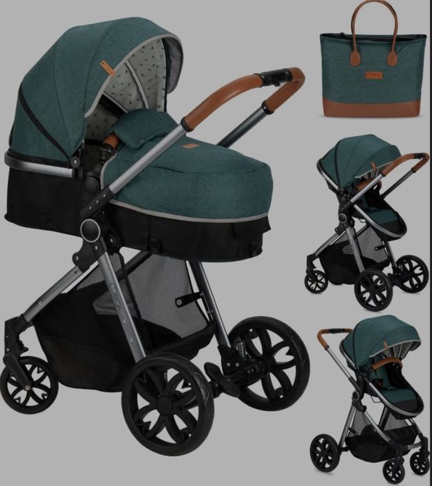 Wózek głęboko spacerowy 2 w 1  Momi