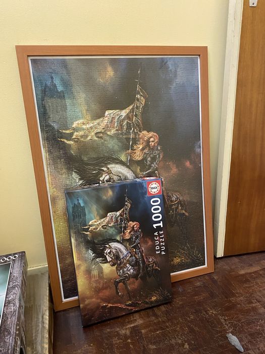 Puzzles emoldurados 1000 e 2000 peças