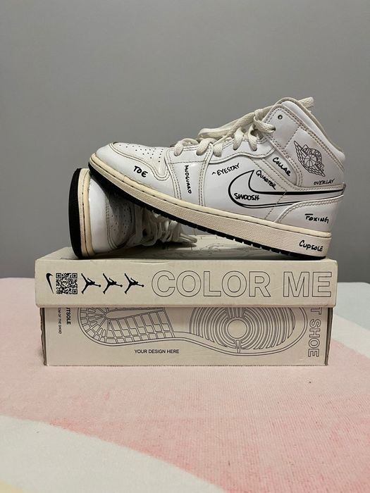 Nike Jordan 1 Mid Schematic