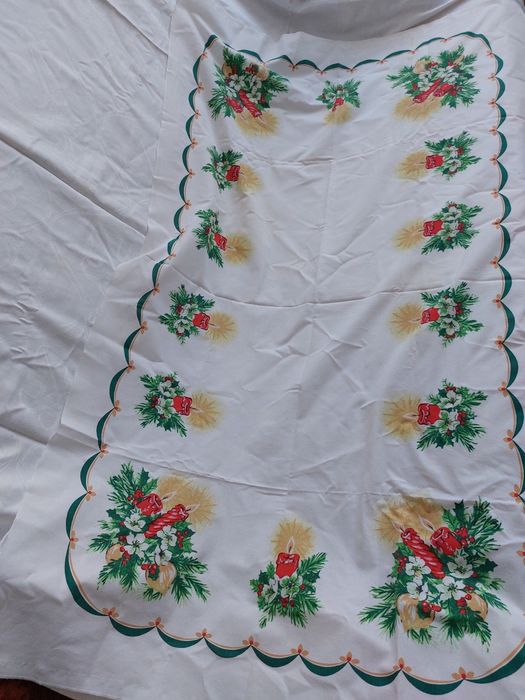 Mały obrus świąteczny.