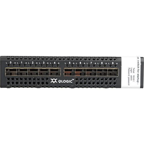 Q-Logic SANbox 1400 10-Port 4GB Fibre Channel Switch com SFPs64585043950594120