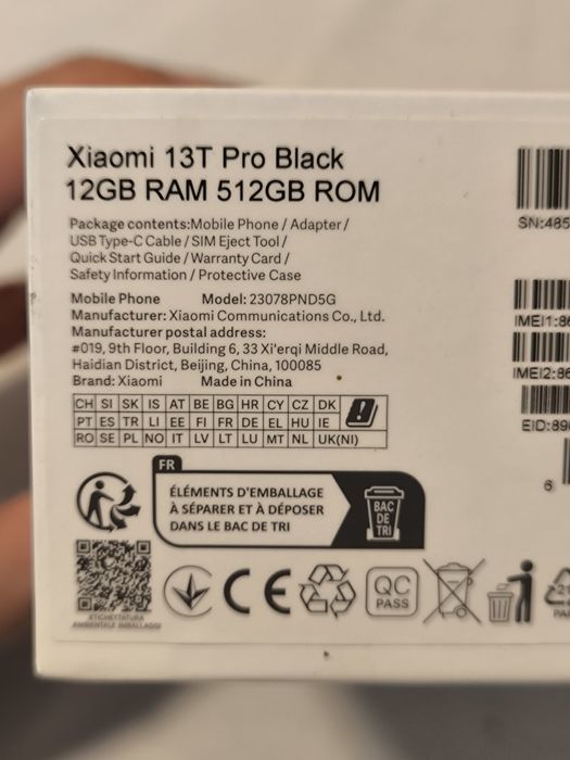 Xiaomi 13T Pro Black 512GB