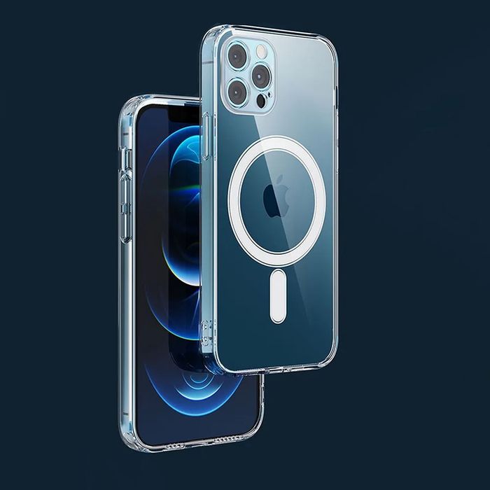 Etui Clear Magsafe Cover + Szkło Ochronne Do Iphone 12 Pro