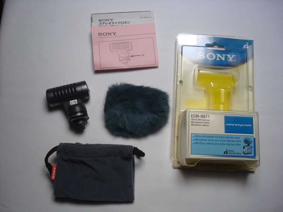 Microfone Sony ECM-HST1 Novo p/ Handycam
