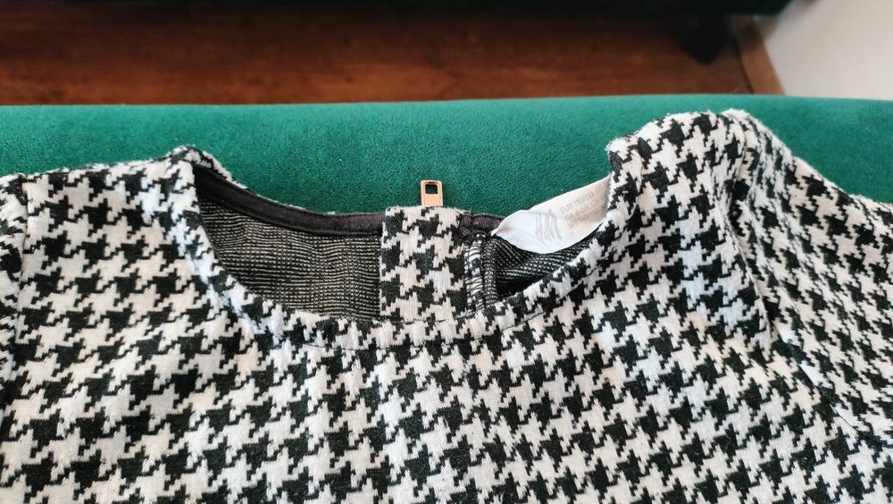 Sukienka w pepitkę H&M 110/116 galowa