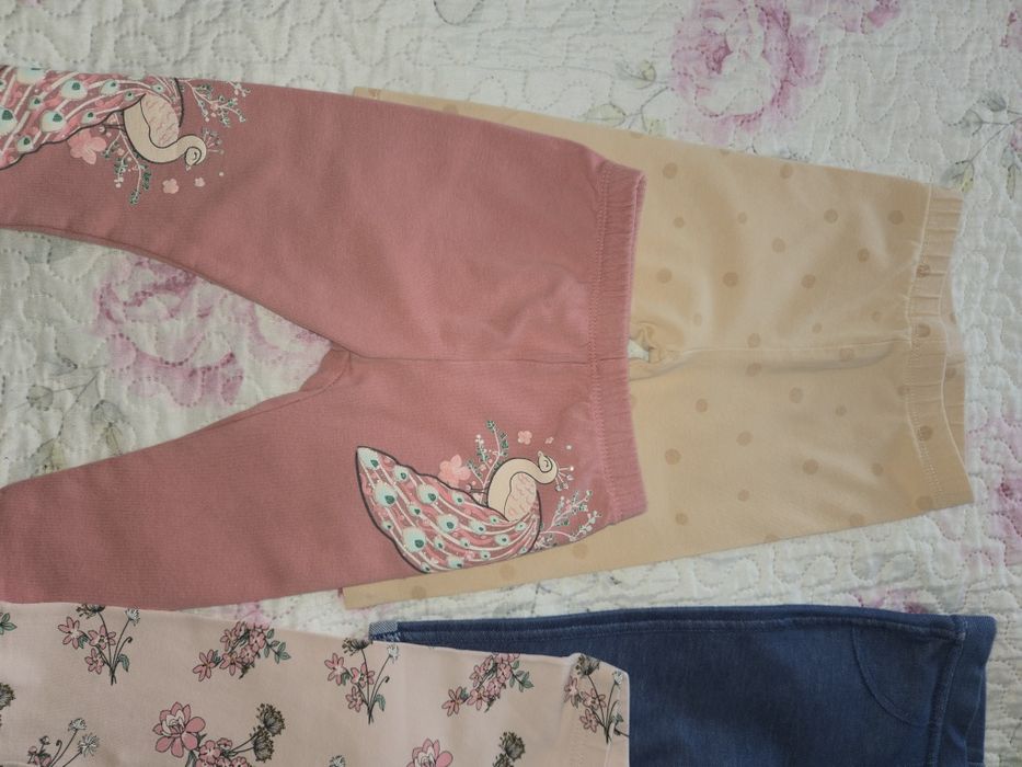 Spodnie laki legginsy 68- 74 6 par