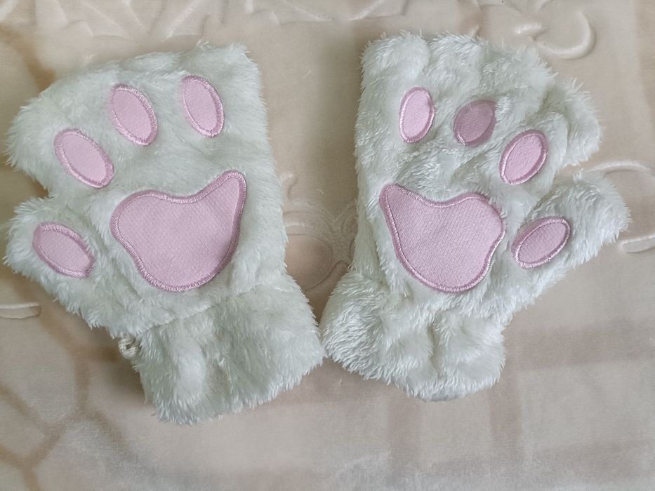 Набір для дівчаток безпальцеві рукавички, сумочка