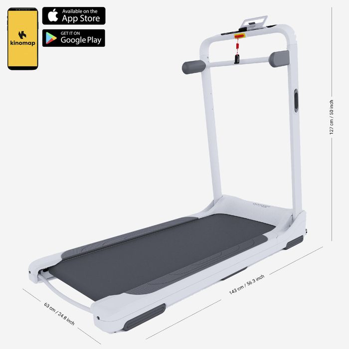 Passadeira de Corrida Compacta Conectada de Cardio Training 12km/h