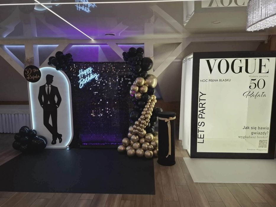 Wynajem Dmuchaniec+ Fotobudka Vogue + Ścianki balonowe Świętokrzyskie