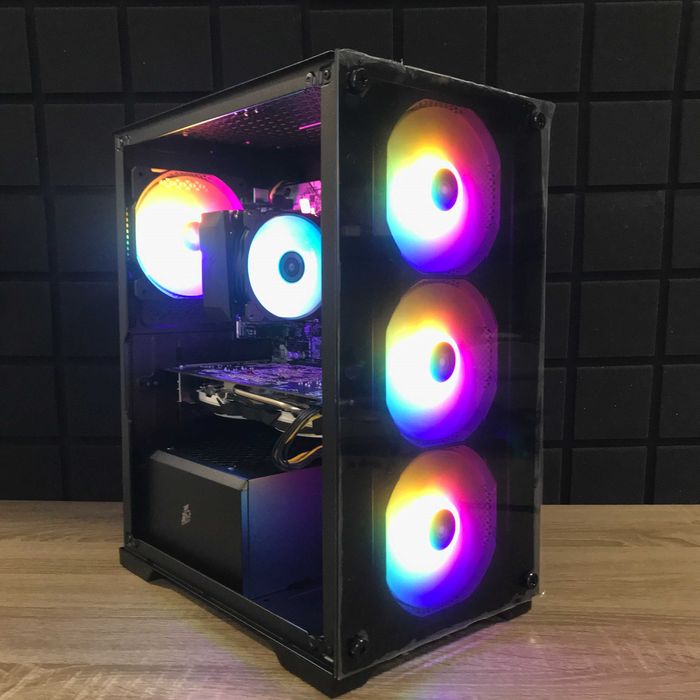 ПК FIREBASE Ryzen 5 2600/16Gb/120SSD+500HDD/RX580-8Gb ГАРАНТІЯ