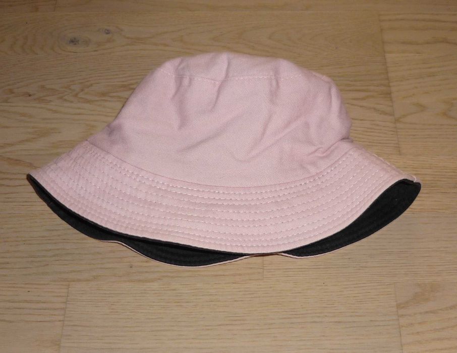 Czapka kapelusz Bucket Hat dwustronny czarny różowy