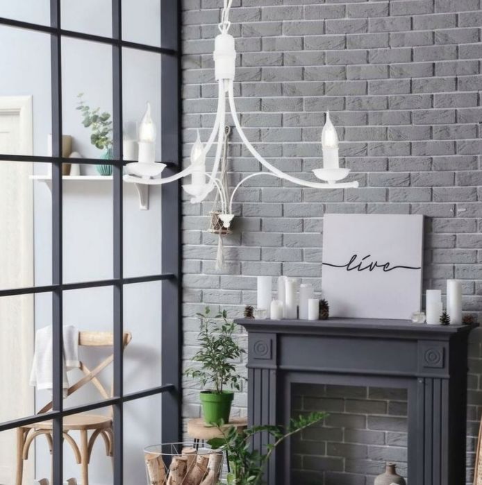 Żyrandol świecznikowy trzypunktowa 2szt