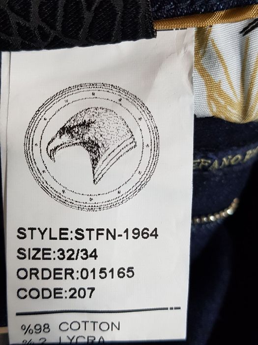 Чоловічі сині джинси Stefano Ricci