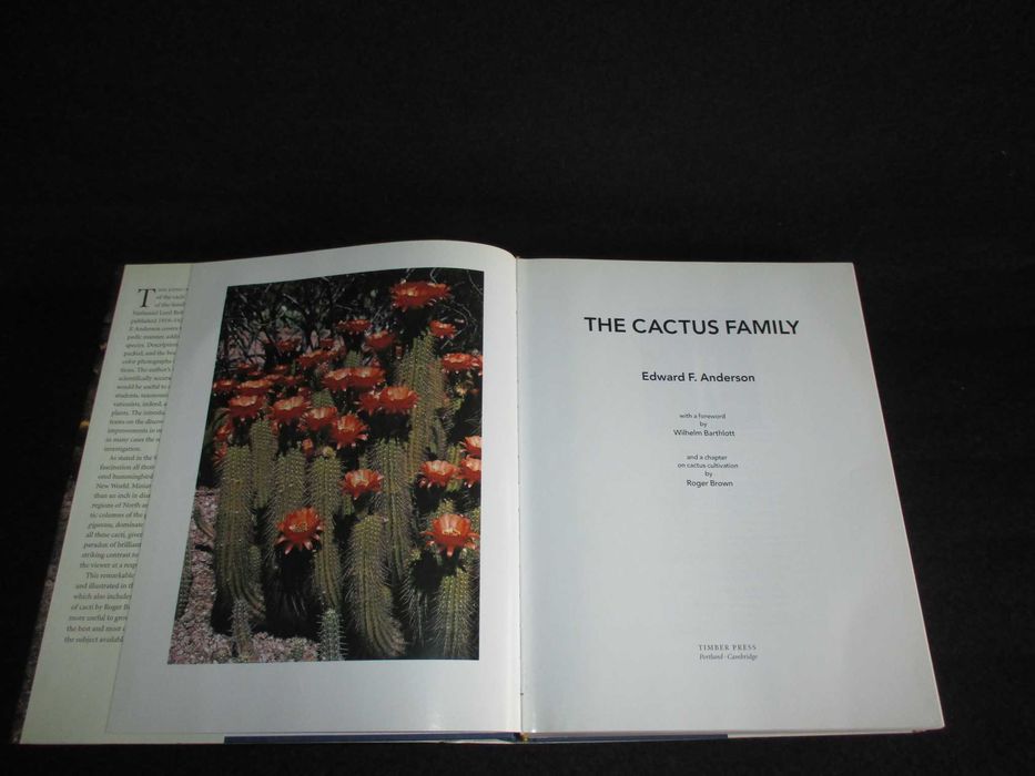 Livro The Cactus Family Edward F. Anderson