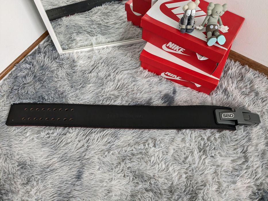 Пояс SBD 13mm Lever Belt — Розмір M — Новий (Чорний/Червоний)