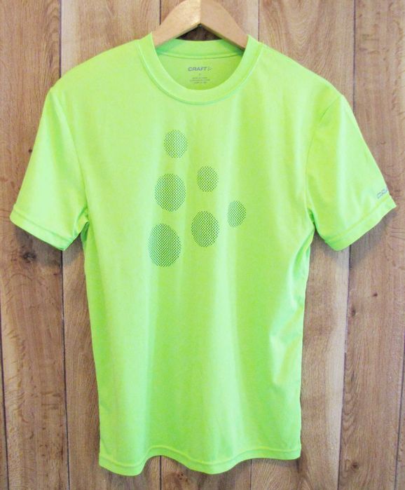 Craft sportowy neonowy t-shirt męski S