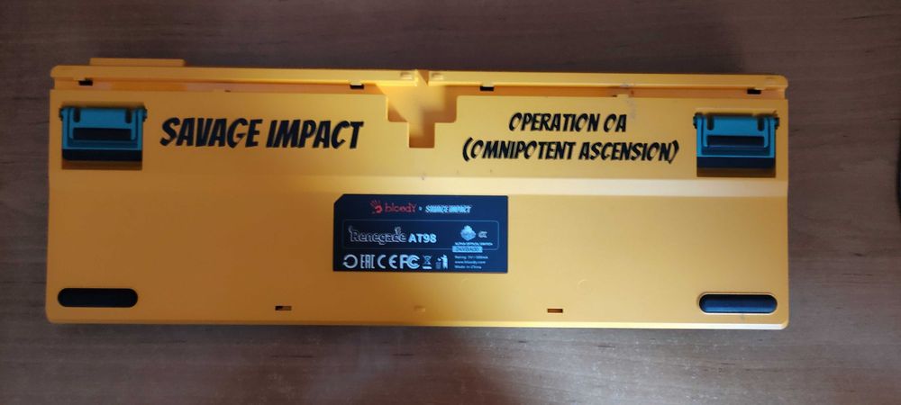 Клавіатура дротова A4Tech Bloody AT98 USB Renegade