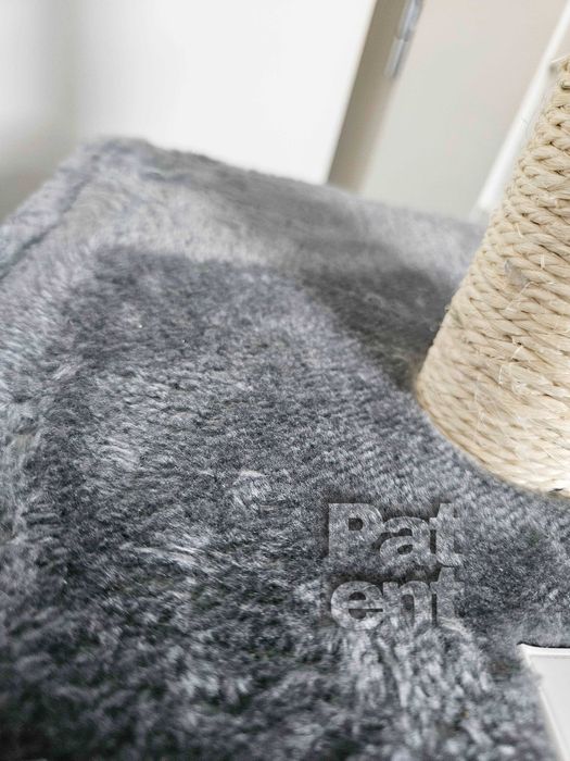 Drapak dla kota domek z platformą zabawką legowisko kompaktowy niski