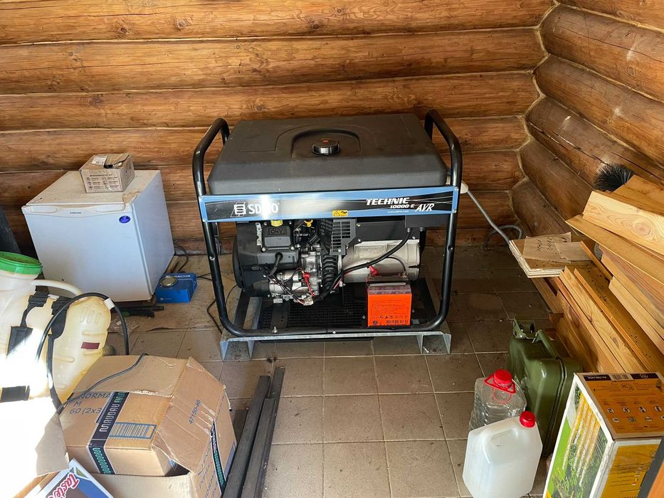 Генератор SDMO Technic 10000 E AVR (93 мотогодини!)