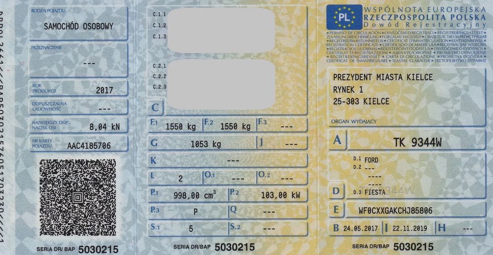 Ford Fiesta Krajowy 100% Bezwypadkowy