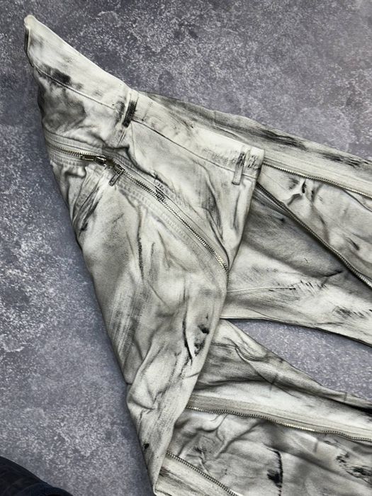 Rick Owens BANANA boot cut faded opium archive джинси сині джинсы