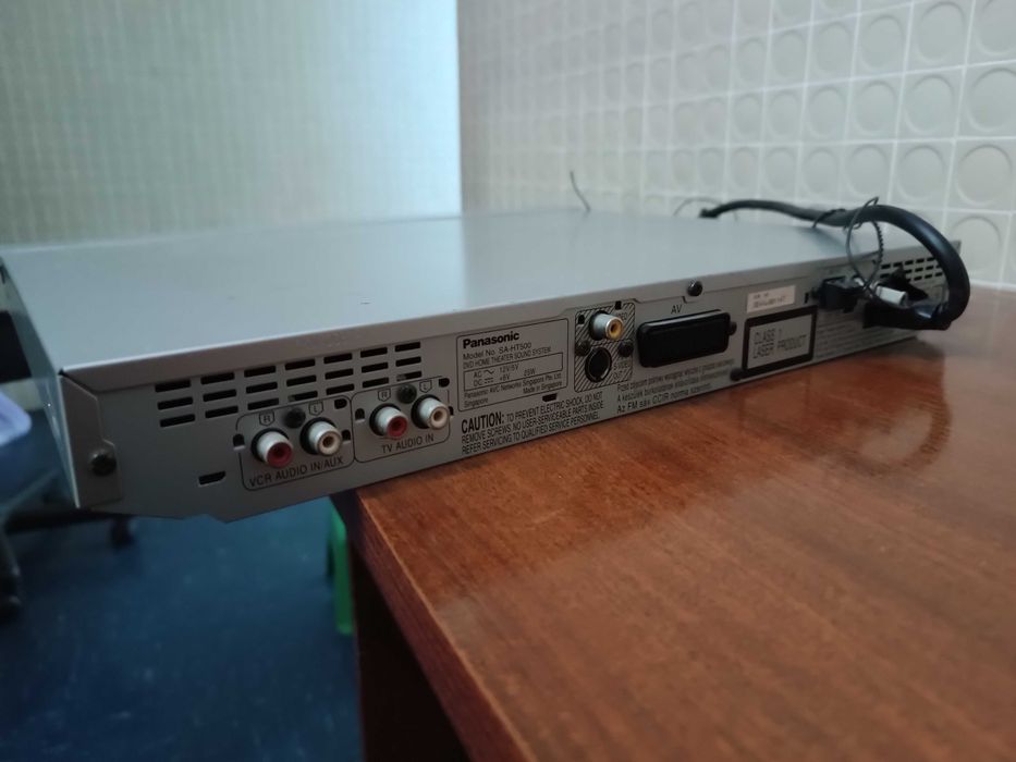 Leitor de DVD com sistema de som Home Cinema