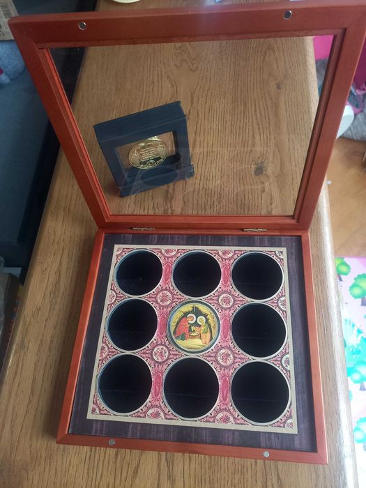 Пам’ятна медаль монета “Різдво Христове” позолота,Монетний Двір Княжий