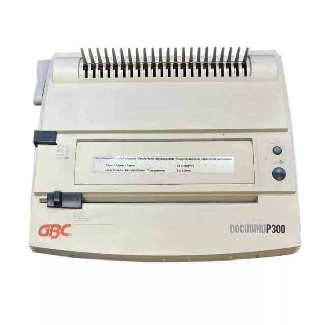 Encadernadora Elétrica GBC Docubind P300 - Argolas plásticas