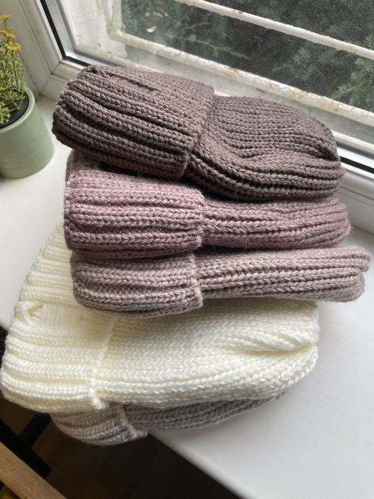 ШАПКА рванка на флісі . Шапка жіноча зима . Шапка підліток зима.