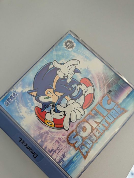 Dreamcast Sonic Adventure - título de lançamento icónico