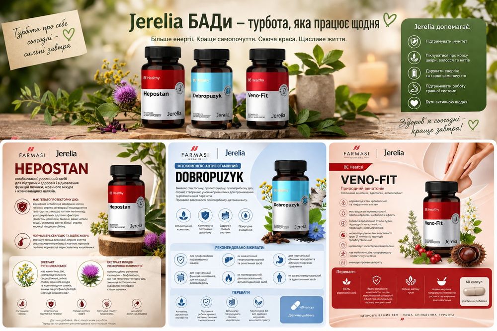 Jerelia косметика і бади