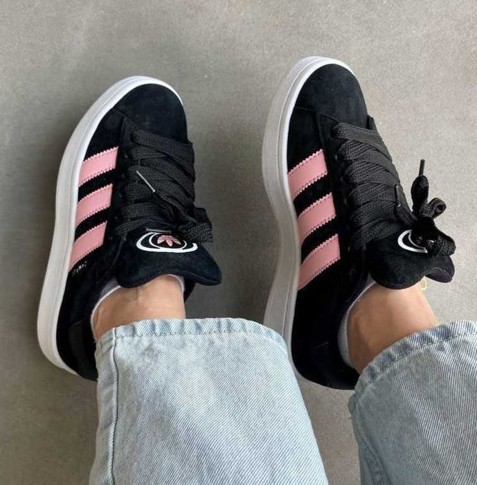 Adidas Campus 00S Black Rose (36-41) Кеды Женские Кампусы