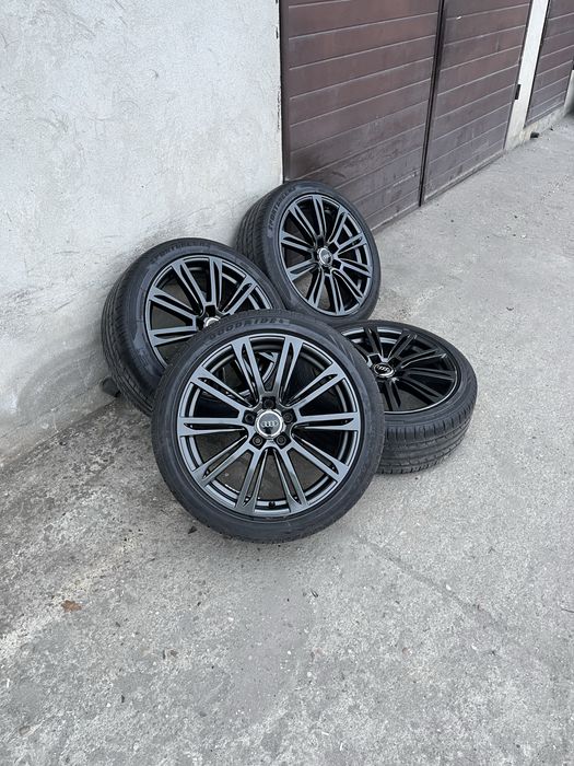 (308)Koła, Felgi 5x112 18” do Audi, Grafit, S-Line