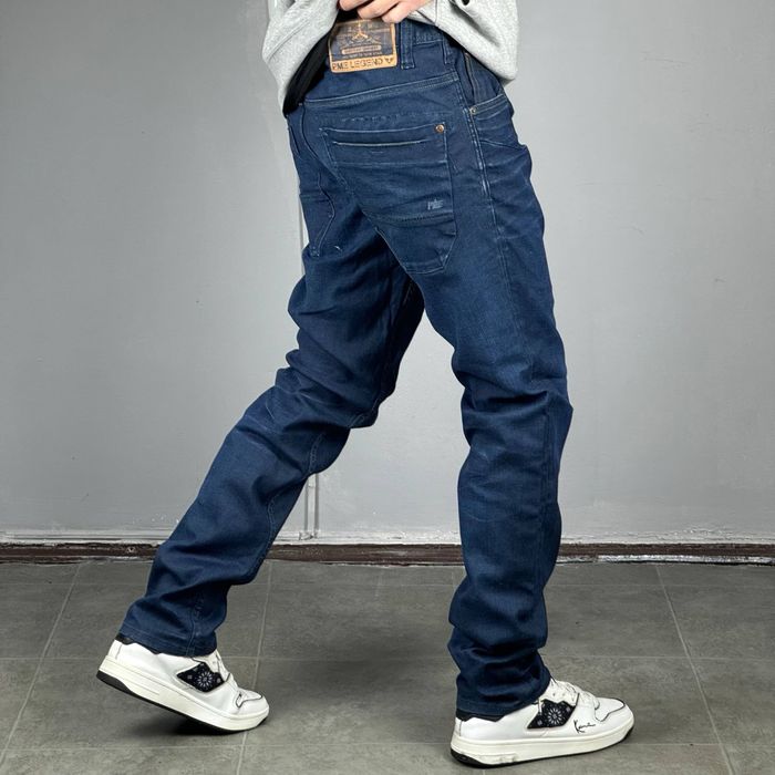 PME Legend Regular Slim Fit джинси штаны джинсы штани брюки слим фит деним одяг одежда классические прямые зауженые ж стар рав плотные пме легенд