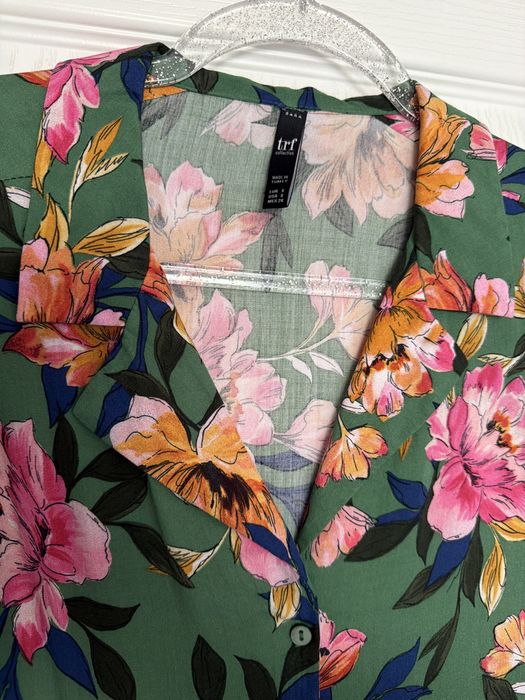 Bluzka w kwiaty Zara S