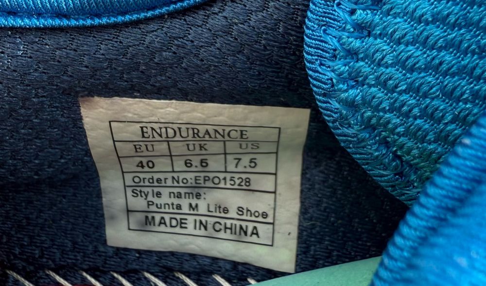 Кросівки ENDURANCE E-SOFT - INSOLE, розмір 40