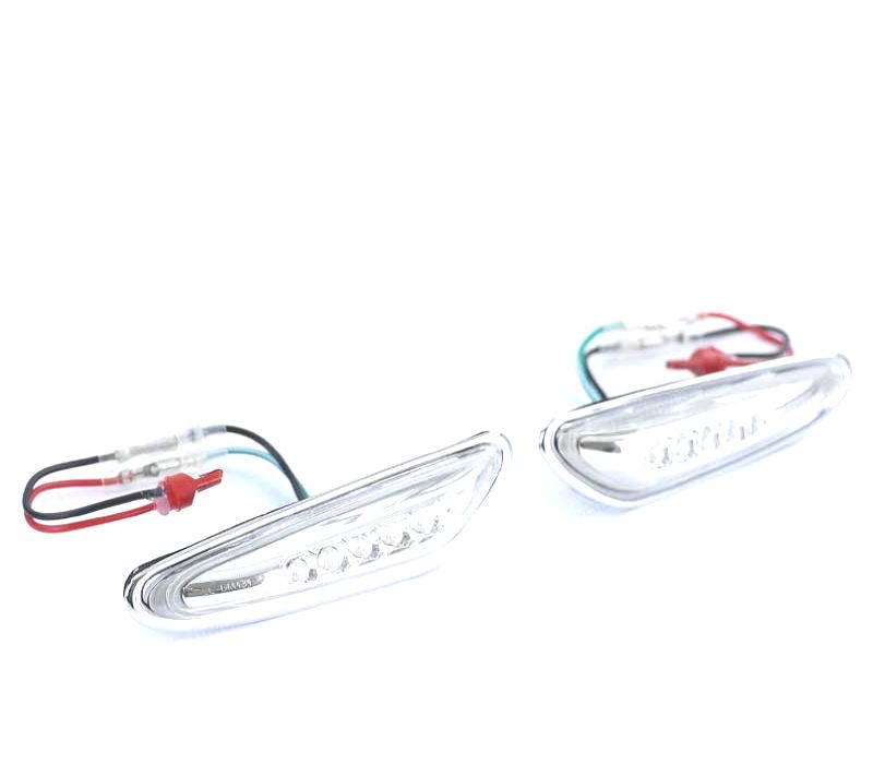 PISCAS LATERAIS BMW E46 01-05 LATERALES LED CROMADO