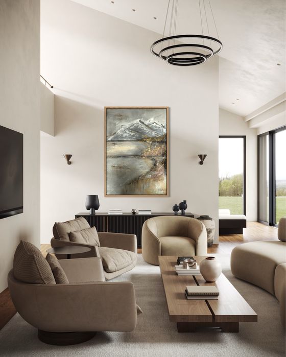 Obraz „Serenity” 100x70cm, akryl. Okazja!