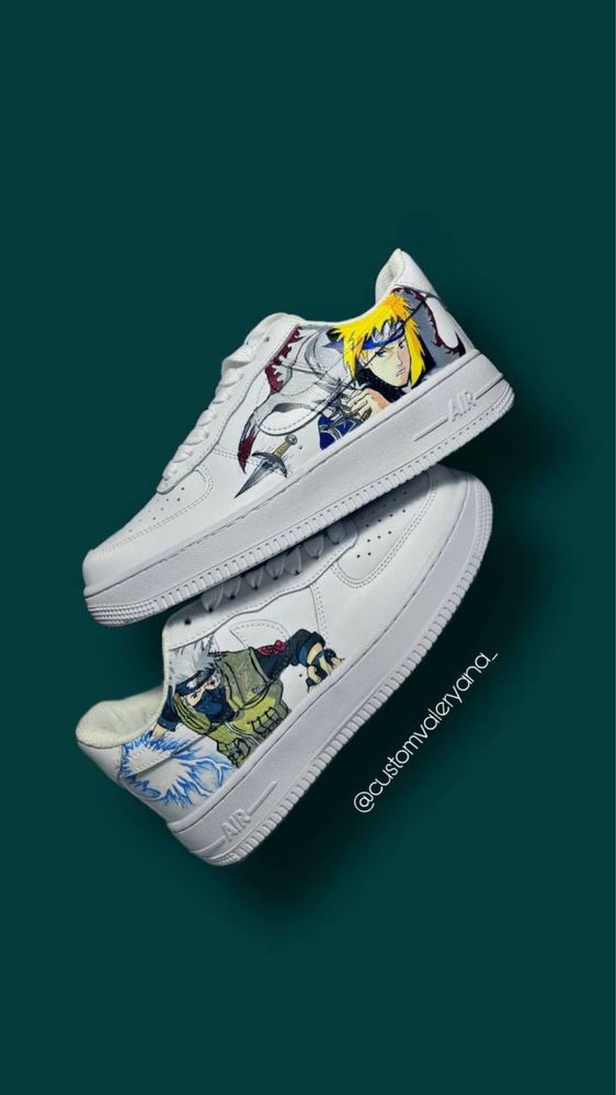 Nike air force Custom art Minato Kakashi 39 25cm 3 500