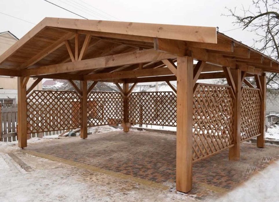 Wiaty garażowa 5m x 3m