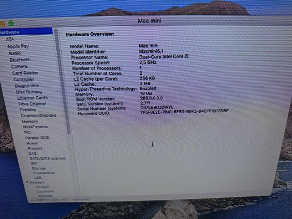 Mac mini 2012 (a1347), 500gb/16, i5 — найкраща ціна