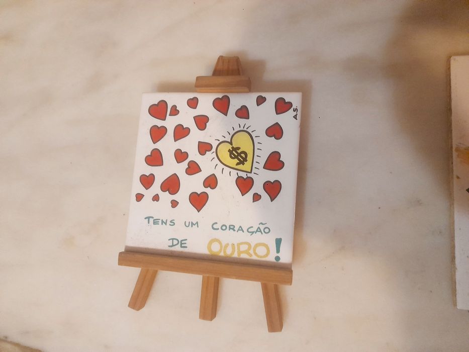 Conjunto de 2 Azulejos Decorativos