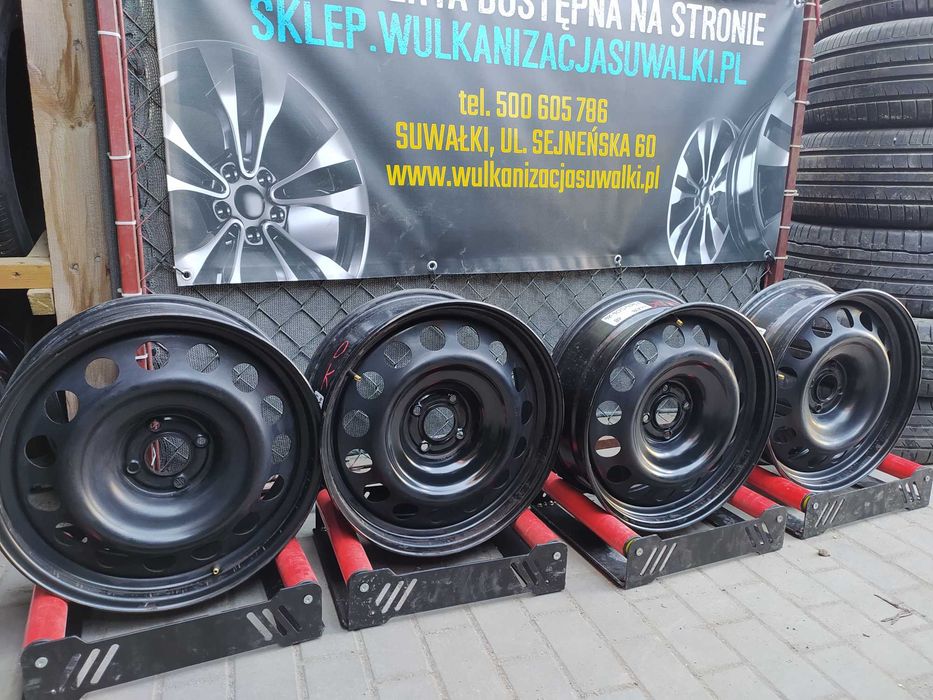 4x używane felgi stalowe R18 4x108 Citroen C3 C4 III C4 X Peugeot