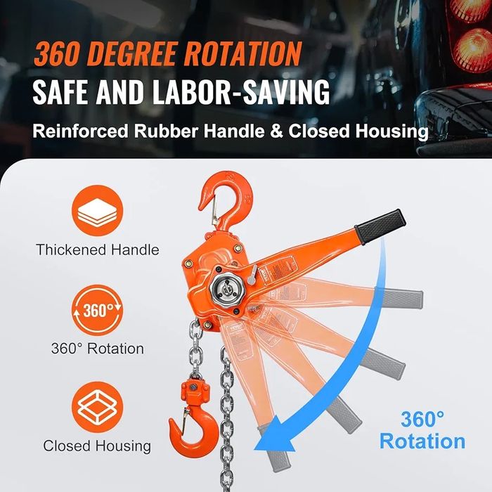 Wciągarka   VEVOR Chain Hoist 3T 20FT HS3-6