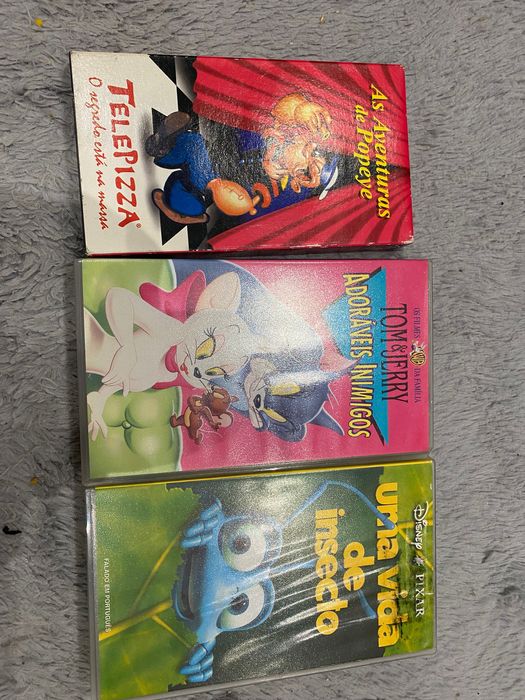 Cassetes VHS como novas