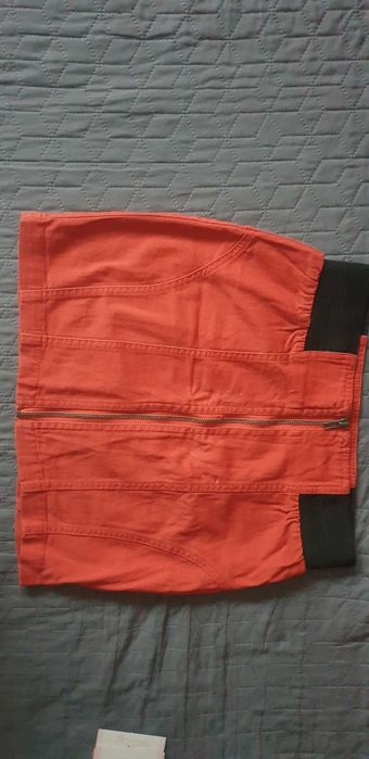 Spodnica czerwona mini na walentynki