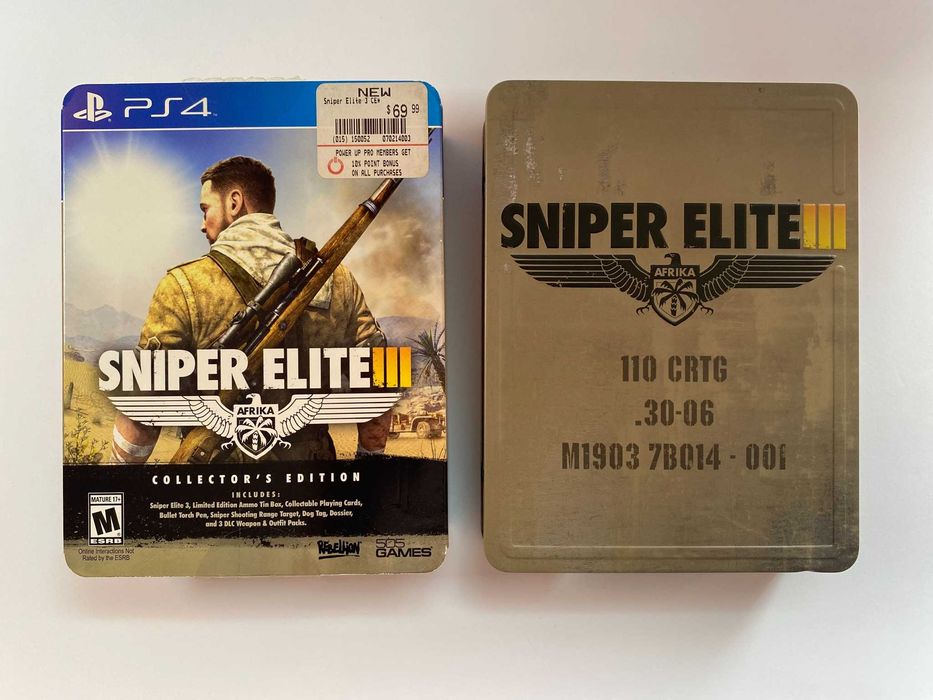 Sniper Elite III Collector’s Edition для PS4 / PlayStation 4 — рідкісне колекційне повне видання