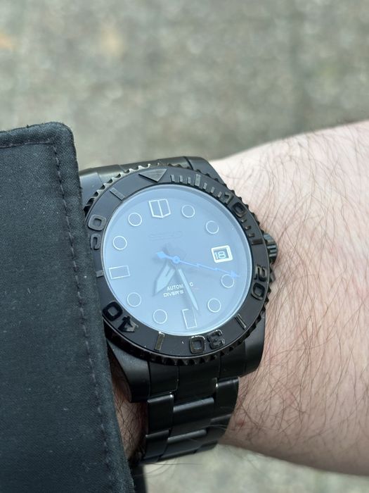 Seiko All Black Mod NH35