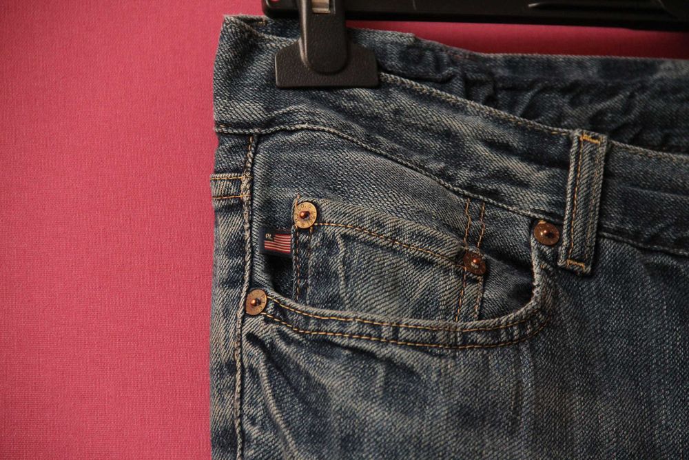 Polo Ralph Lauren 31/34 denim джинсы из хлопка