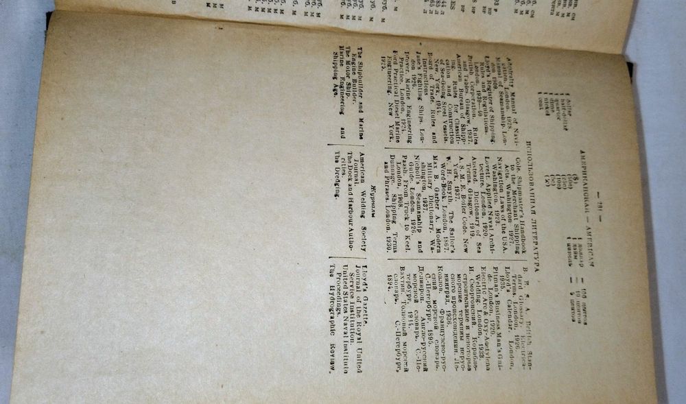 Англо - русский и русско - английский морской словарь.1946 год.